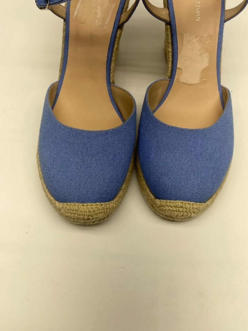 Staurat Weitzman Womens Mykonos Close Toe Espadrille Wedge Sandal Sz 9.5
